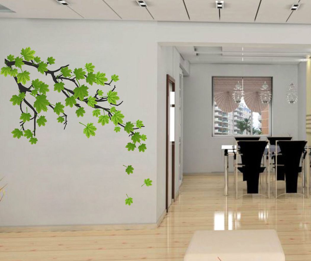Homexa Decor | Tree and Leaf Wall Sticker (Size 58 x 60 cm)
