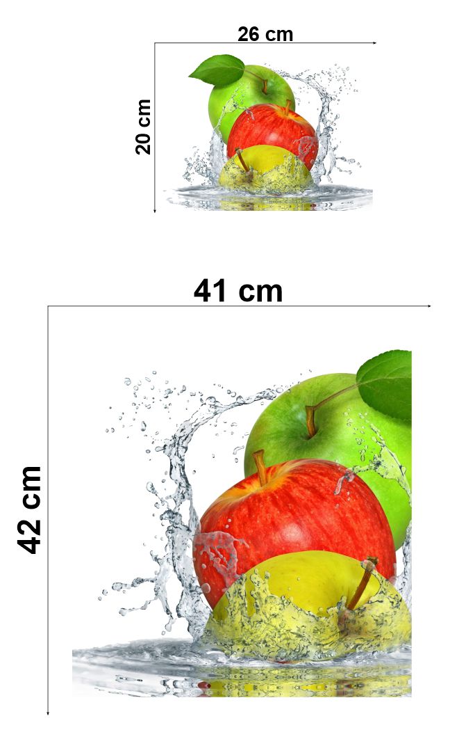 Homexa Decor | Fruit Design Wall Sticker (Size 58 x 46 cm)