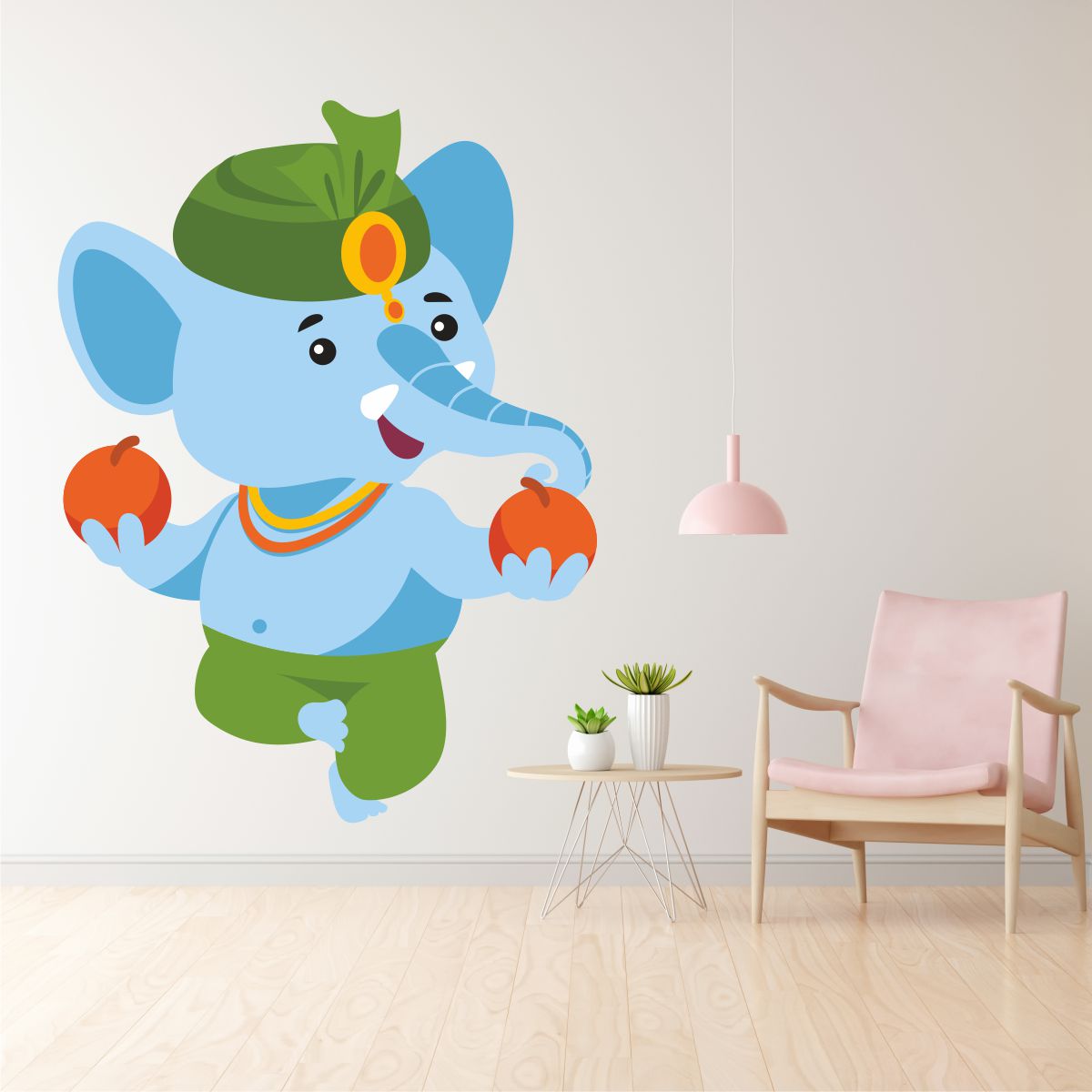 Homexa Decor | Ganesh Bhagwan Wall Sticker (Size 42x56 cm)