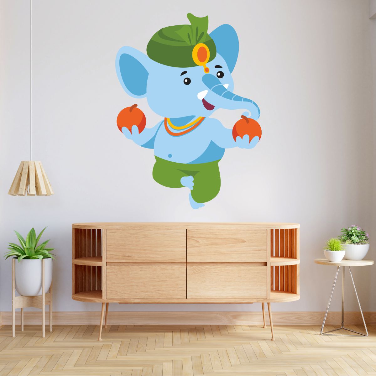 Homexa Decor | Ganesh Bhagwan Wall Sticker (Size 42x56 cm)