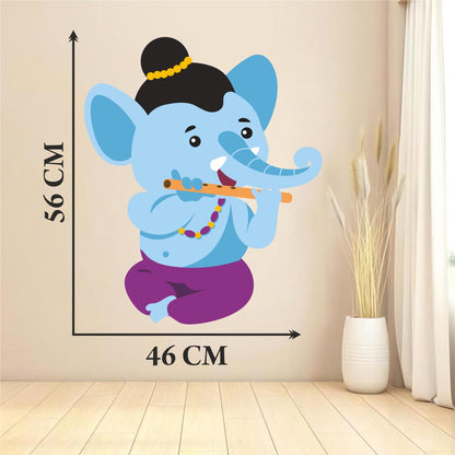 Homexa Decor | Ganesh Bhagwan Wall Sticker (Size 46x56 cm)