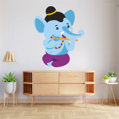 Homexa Decor | Ganesh Bhagwan Wall Sticker (Size 46x56 cm)