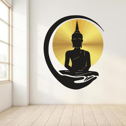 Homexa Decor | Lord Buddha Wall Sticker (Size 46x56 cm)