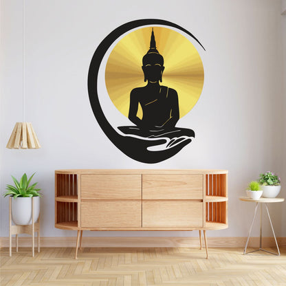 Homexa Decor | Lord Buddha Wall Sticker (Size 46x56 cm)