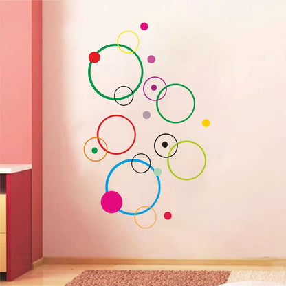 Homexa Decor | Round Shape Design Wall Sticker (Size 137 x 84 cm)