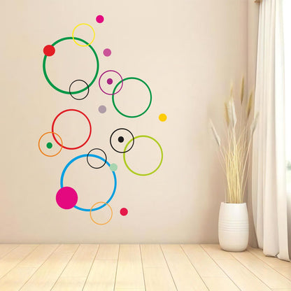 Homexa Decor | Round Shape Design Wall Sticker (Size 137 x 84 cm)