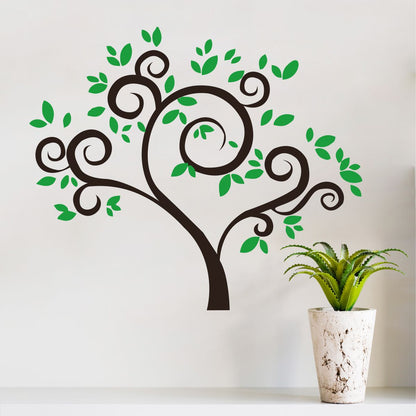 Homexa Decor | Beautiful Tree Design Wall Sticker (Size 60x71 cm)