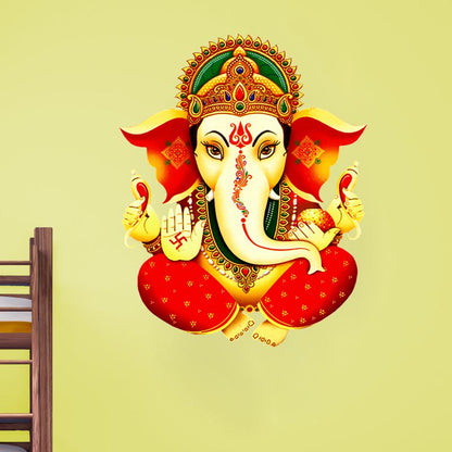 Homexa Decor | Lord Ganesh Wall Sticker (Size 40x50 cm)