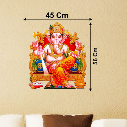 Homexa Decor | God Of Ganesh ji Wall Sticker (Size 45x56 cm)