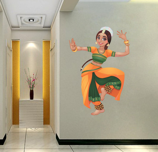 Homexa Decor | Dancing Girl Wall Sticker (Size 56x40 cm)