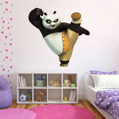 Homexa Decor | Kung Fu Panda Wall Sticker (Size 56 x 54 cm)