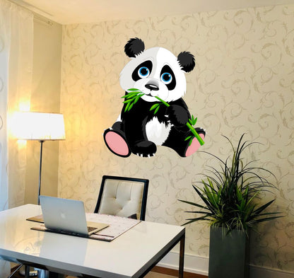 Homexa Decor | Beautiful Little Panda Wall Sticker (Size 48 x 55 cm)