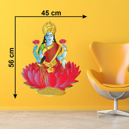 Homexa Decor | Maa Saraswati Wall Sticker (Size 45 x 56 cm)