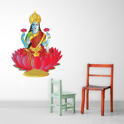 Homexa Decor | Maa Saraswati Wall Sticker (Size 45 x 56 cm)