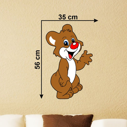 Homexa Decor | Baby Bear Wall Sticker (Size 37 x 58 cm)