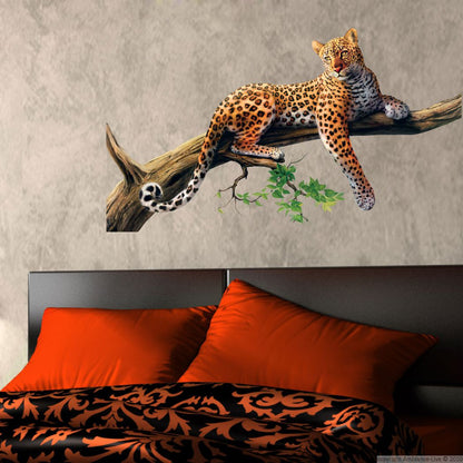 Homexa Decor | Lion With Tree Wall Sticker (Size 81 x 46 cm)