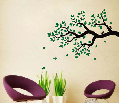 Homexa Decor | Branches With Birds Design Wall Sticker (Size 58 x 74 cm)