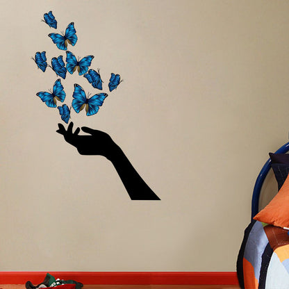 Homexa Decor | Beautiful Butterfly Wall Sticker (Size 52 x 76 cm)