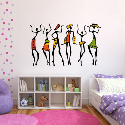 Homexa Decor | Dancing Girl Wall Sticker (Size 58 x 35 cm)