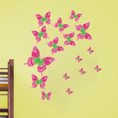 Homexa Decor | Beautiful Butterfly Wall Sticker (Size 81 x 70 cm)