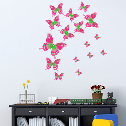 Homexa Decor | Beautiful Butterfly Wall Sticker (Size 81 x 70 cm)