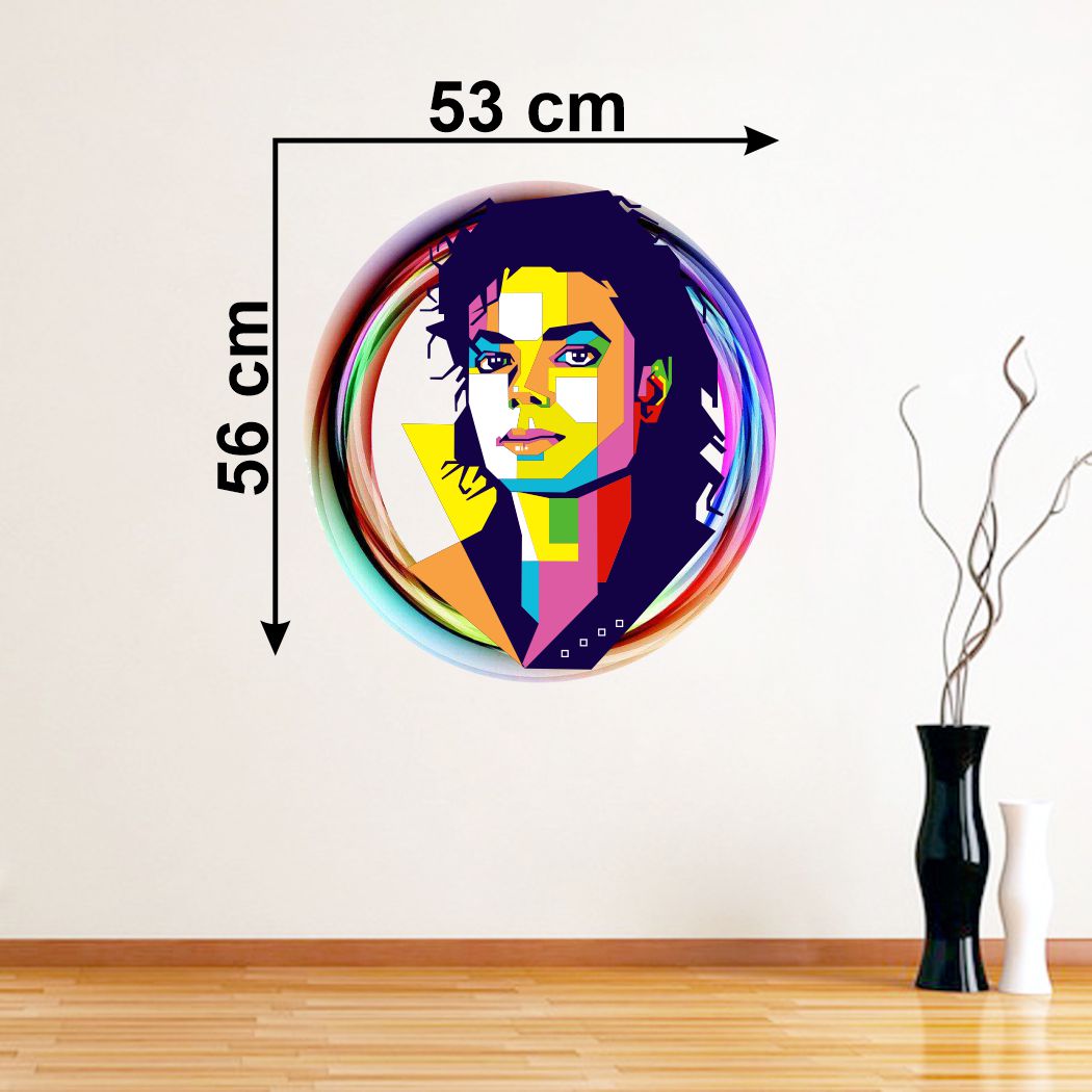 Homexa Decor | Michael Jackson Wall Sticker (Size 53x56 cm)