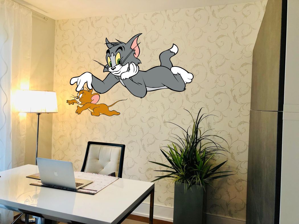 Homexa Decor | Cartoon Wall Sticker (Size 57x37 cm)