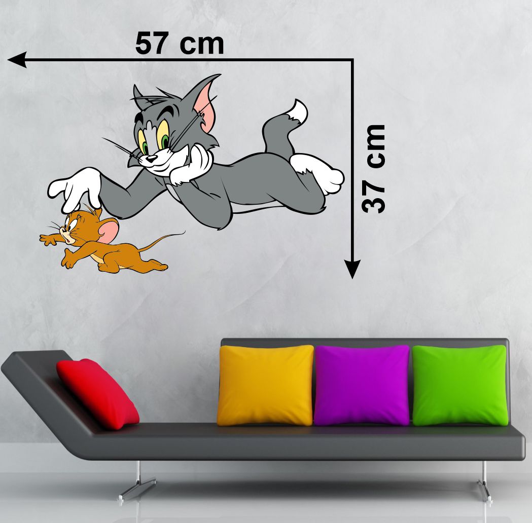 Homexa Decor | Cartoon Wall Sticker (Size 57x37 cm)