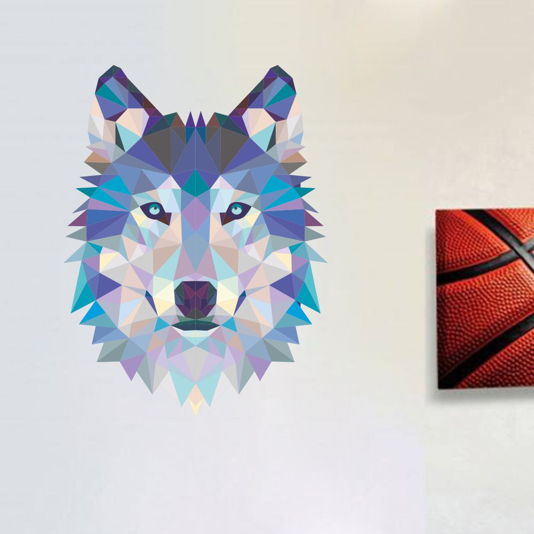 Homexa Decor | Fox Face Wall Sticker (Size 40x54 cm)