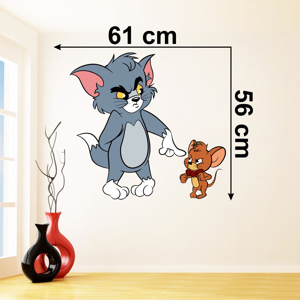 Homexa Decor | Cartoon Wall Sticker (Size 61x56 cm)