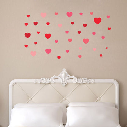 Homexa Decor | Heart Design Wall Sticker (Size 76x41 cm)