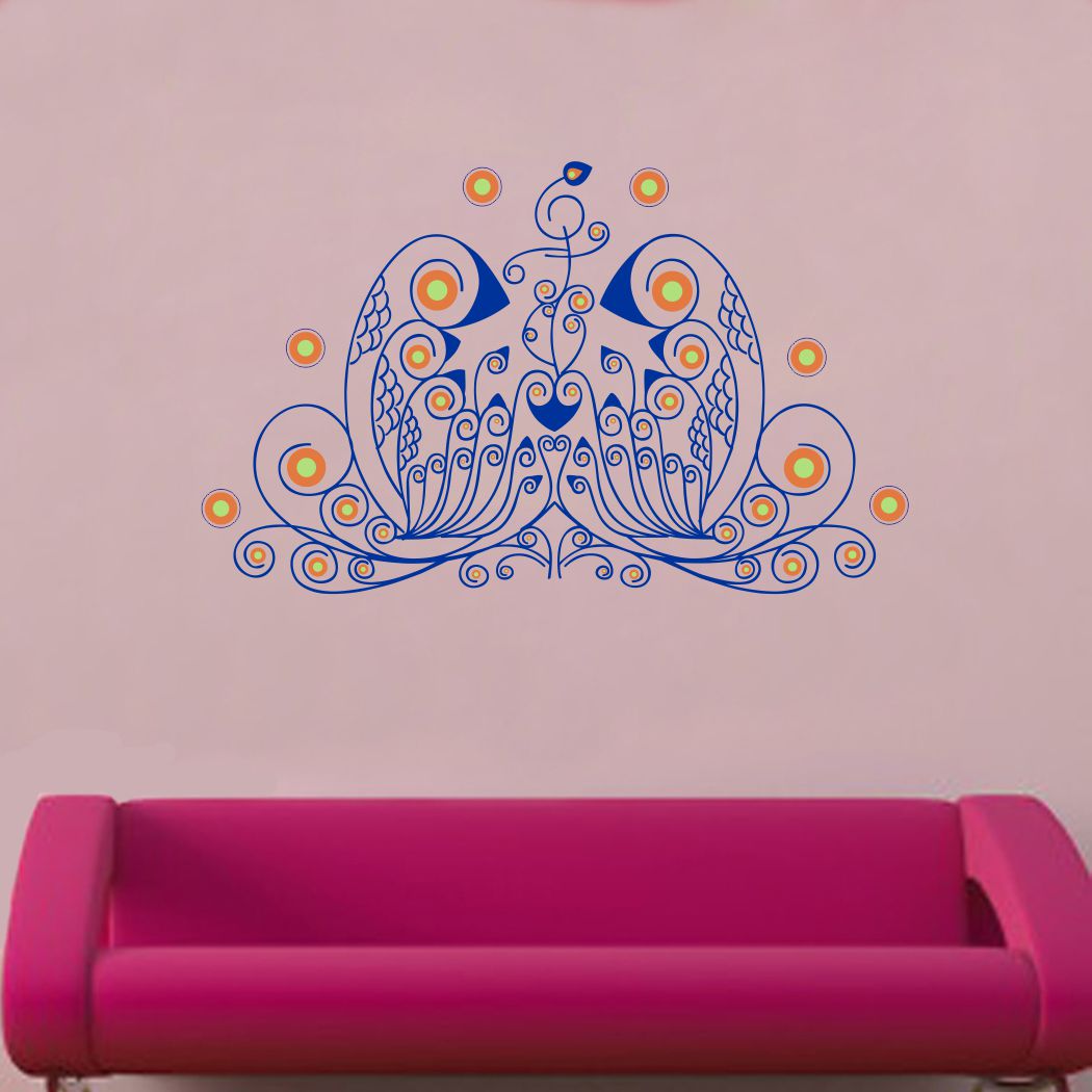 Homexa Decor | Pattern Design wall Sticker Sticker (Size 58 x 35 cm)