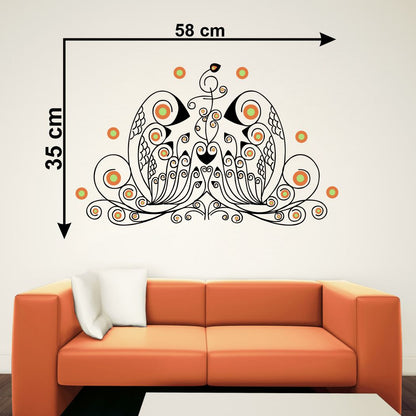 Homexa Decor | Pattern Design wall Sticker Sticker (Size 58 x 35 cm)