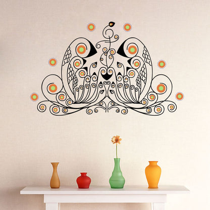 Homexa Decor | Pattern Design wall Sticker Sticker (Size 58 x 35 cm)