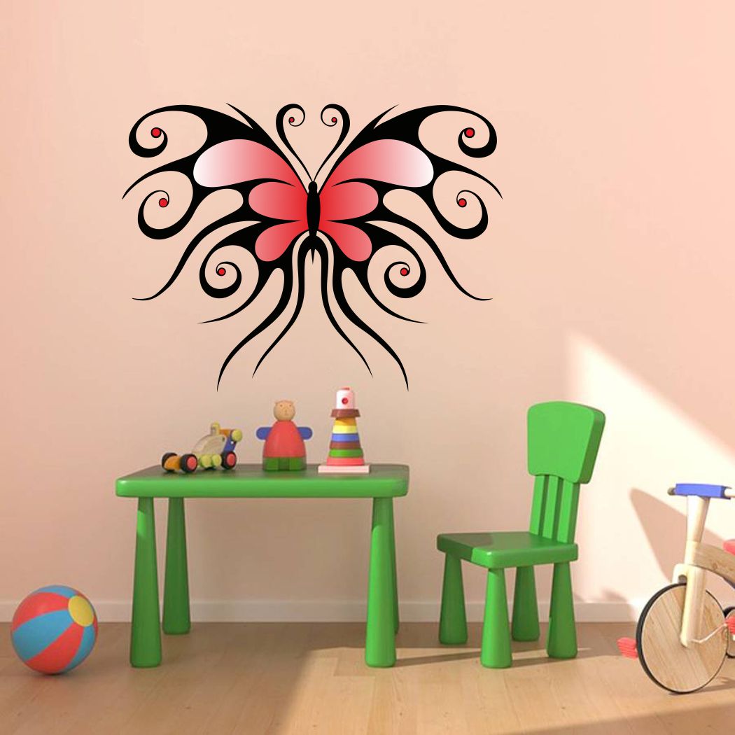 Homexa Decor | Beautiful Butterfly Wall Sticker (Size 56 x 42 cm)