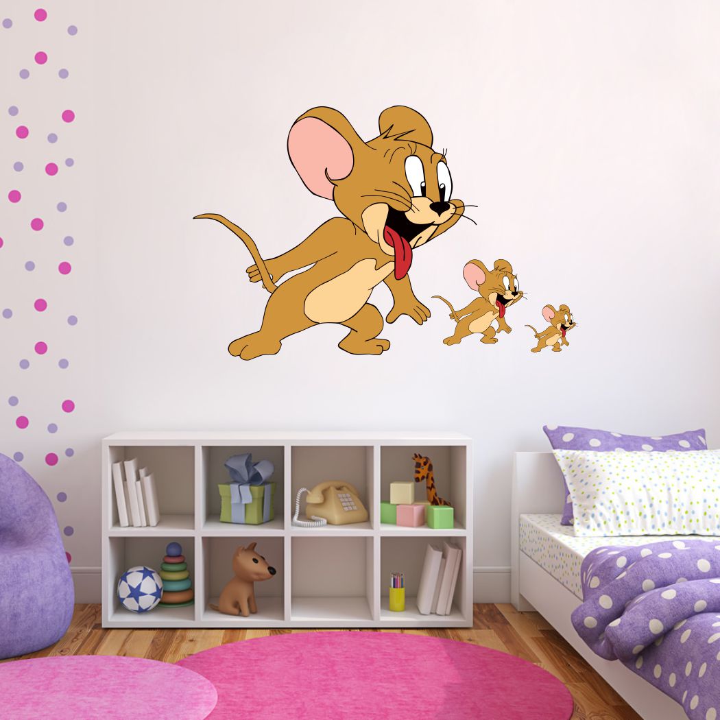 Homexa Decor | Cartoon Wall Sticker (Size 79 x 52 cm)