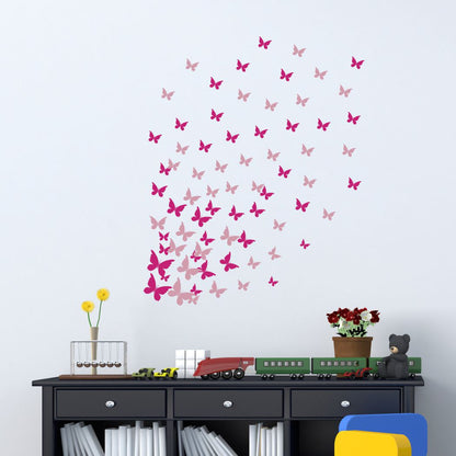 Homexa Decor | Beautiful Butterfly Wall Sticker (Size 58 x 46 cm)