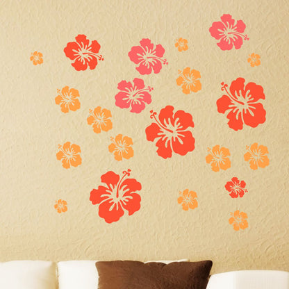 Homexa Decor | Flower Design Wall Sticker (Size 80 x 73 cm)