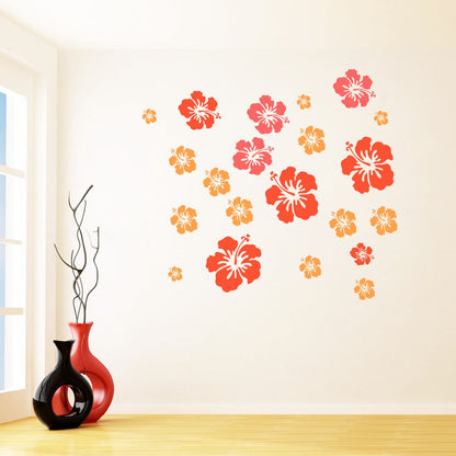 Homexa Decor | Flower Design Wall Sticker (Size 80 x 73 cm)