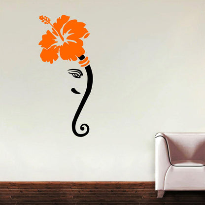 Homexa Decor | Ganesh Design wall Sticker Sticker (Size 40 x 90 cm)