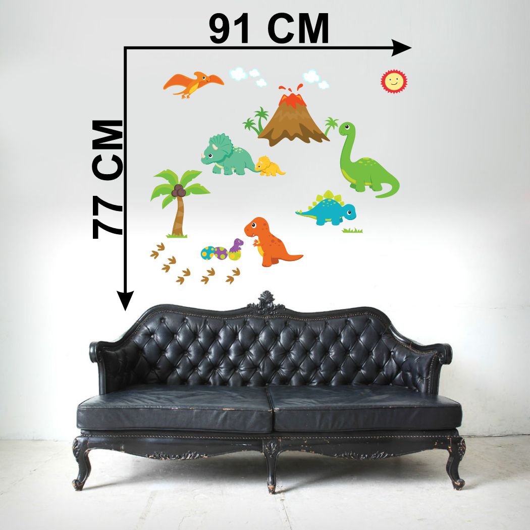 Homexa Decor | Animal Design Wall Sticker (Size 91 x 77 cm)