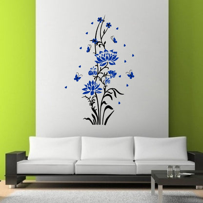 Homexa Decor | Flower and Botanical Design Wall Sticker (Size 91 x 57 cm)