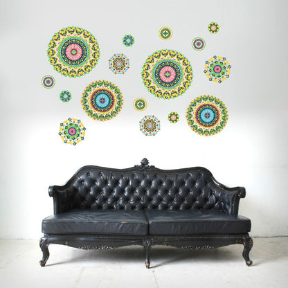 Homexa Decor | Mandala Collection Pattern Wall Sticker (Size 74 x 48 cm)