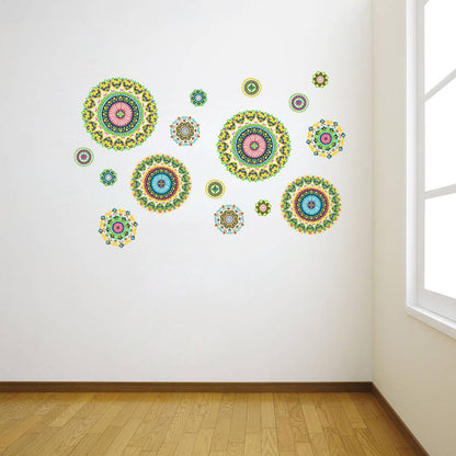 Homexa Decor | Mandala Collection Pattern Wall Sticker (Size 74 x 48 cm)