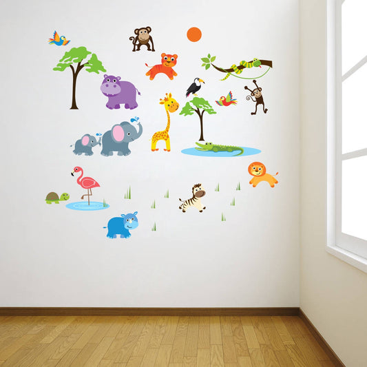 Homexa Decor | Animal Design Wall Sticker (Size 79 x 72 cm)