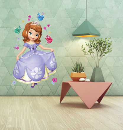 Homexa Decor | Princess Design Wall Sticker (Size 36 x 58 cm)