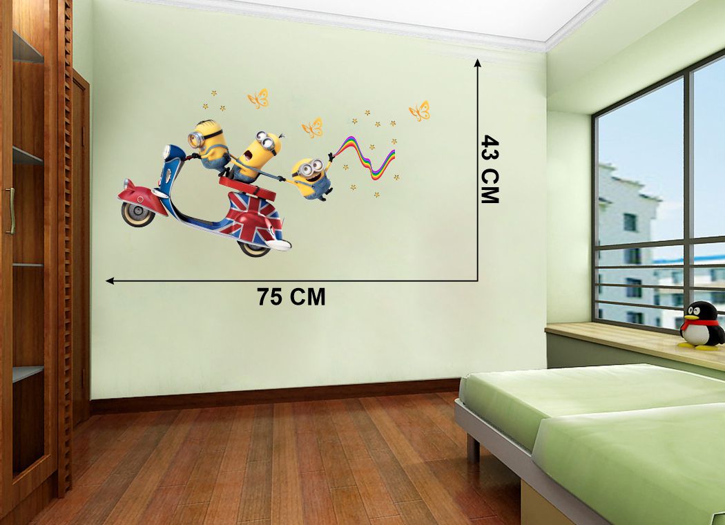 Homexa Decor | Catroon Design Wall Sticker (Size 75 x 43 cm)