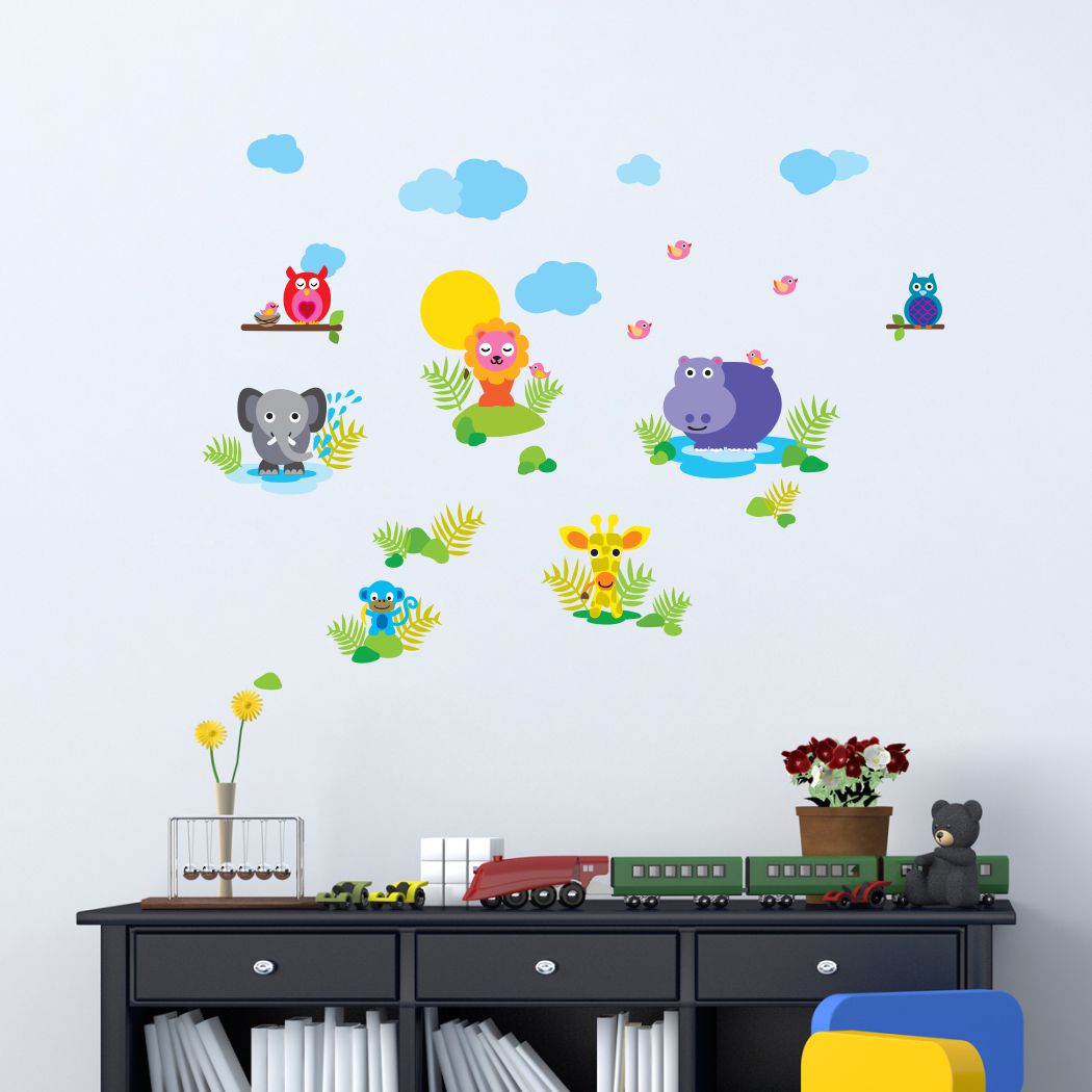 Homexa Decor | Animal Design Wall Sticker (Size 78 x 58 cm)