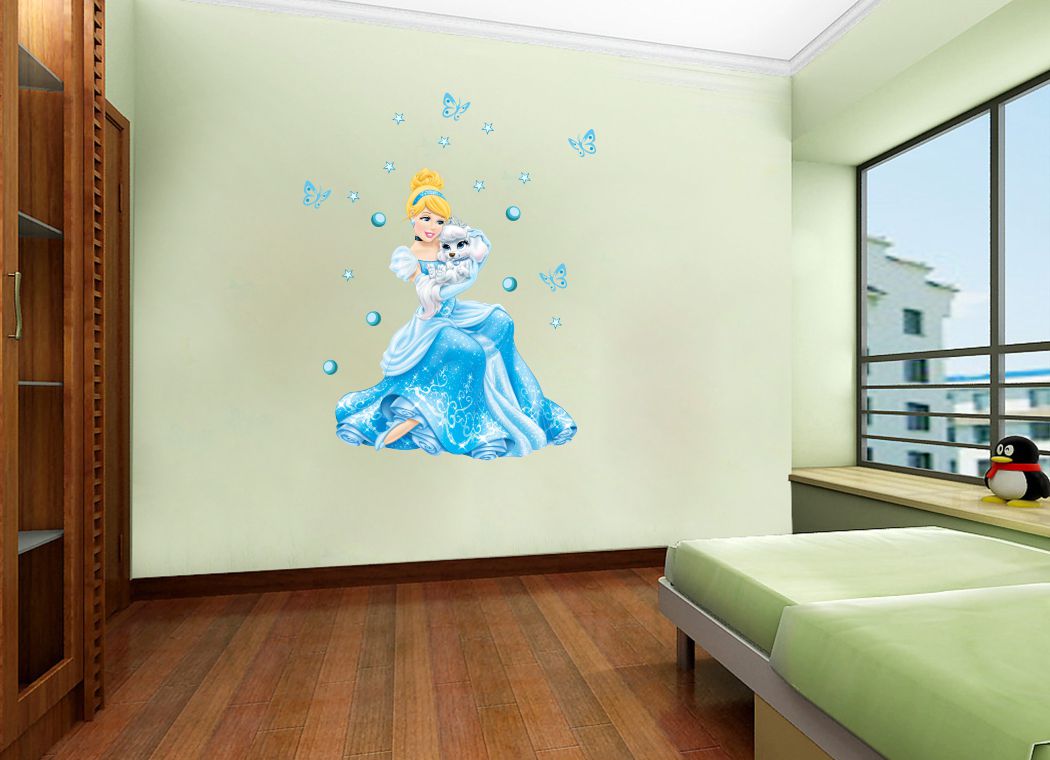 Homexa Decor | Princess Design Wall Sticker (Size 57 x 71 cm)