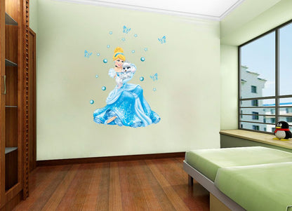 Homexa Decor | Princess Design Wall Sticker (Size 57 x 71 cm)